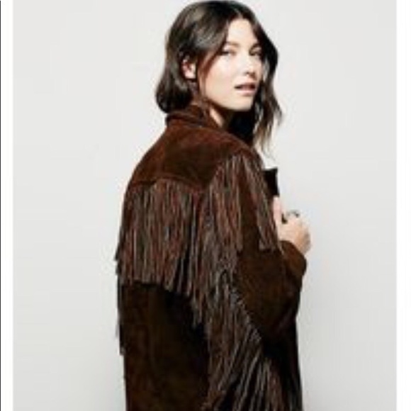 Free People Western Fringe Suede Jacket - Picture 3 of 7